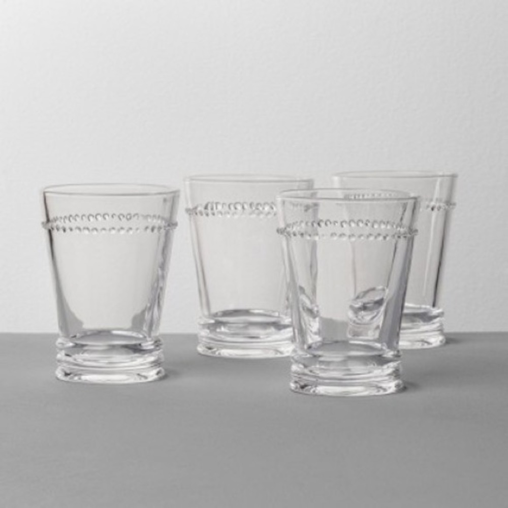 Hearth and Hand Magnolia 8oz. Glass Cups Set of 4